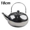 14/16/18cm Hot Water Kettle Stainless Steel Kettle Heat Resistant Handle Stovetop Camping Coffee Pot Teaware Kitchen Accessories