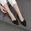 Fashion Women's Flat Shoes Evening Pink Pointed Toe Slip-on Ladies Footwear Popular Luxury Brand Elegant and Fashionable Spring Young A