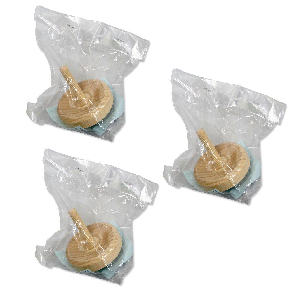 Craft Spinning Set of 3 Kit, Tops, Uncolored,