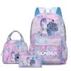 Kpopn Witch Hunter Backpack Elementary School School Style School Bag Travel Backpack Three-Piece Set