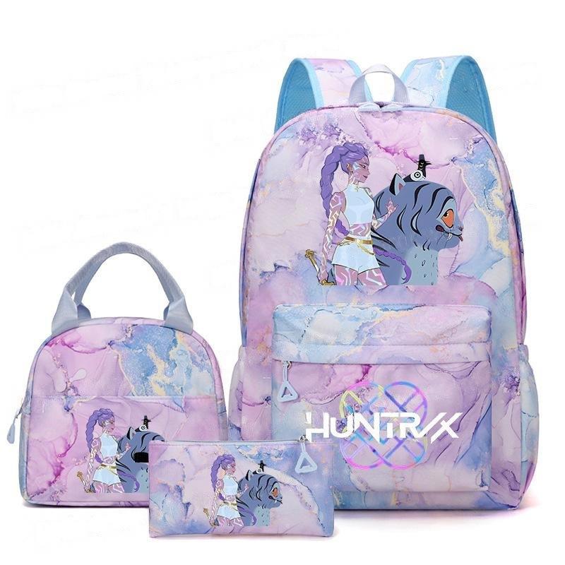 Kpopn Witch Hunter Backpack Elementary School School Style School Bag Travel Backpack Three-Piece Set