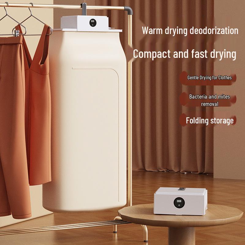 Smart Foldable Clothes Dryer: Quick-Drying, Convenient, Sterilizes Baby Clothes, Perfect for Dorms.