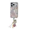 High-End Floral Patchwork Phone Case for iPhone 17, 16 Pro Max, 15, 14