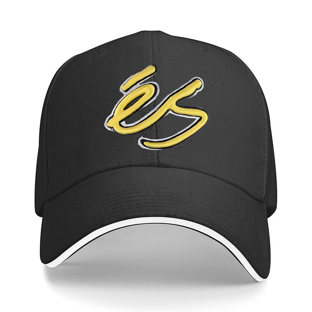 Metallic Golden Art Font Decal Hip Hop Hat Fashion Outdoor Sports Sandwich Baseball Cap