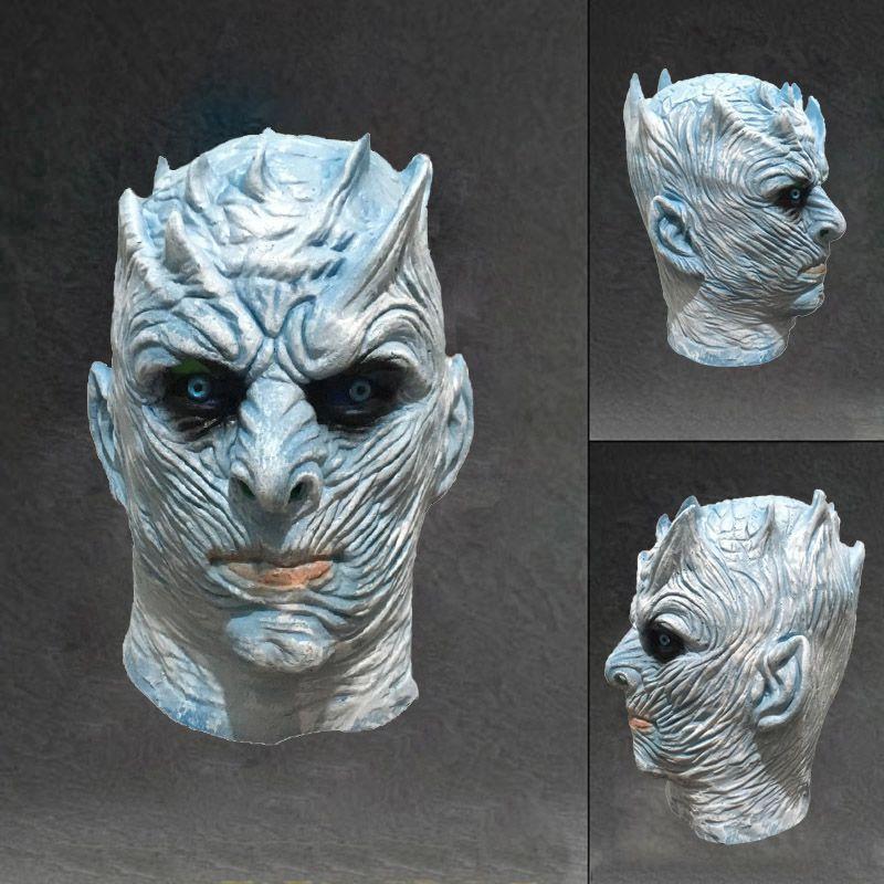 

Игра Престолов Хэллоуин Косплей Белый Ходок Латексная Маска Ночной Костюм Король