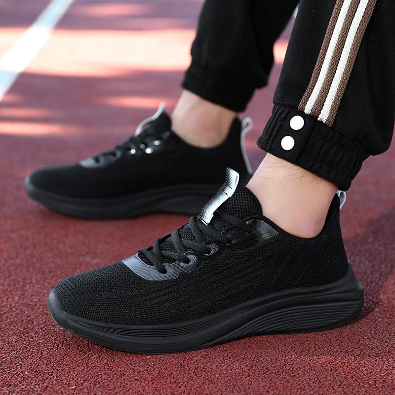 Shoes autumn new mesh breathable deodorant sports shoes soft sole shock absorption non-slip running shoes