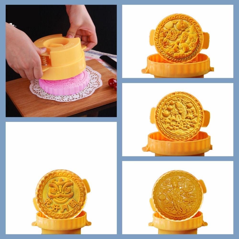 

Plastic Large Moon Cake Mold 600g Pastry Decoration Manual Mid-Autumn Festival
