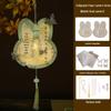 2026 Rabbit Palace Luminous Calligraphy Lantern DIY Kit: Kids' Handheld Mid-Autumn Wooden Flower Lantern