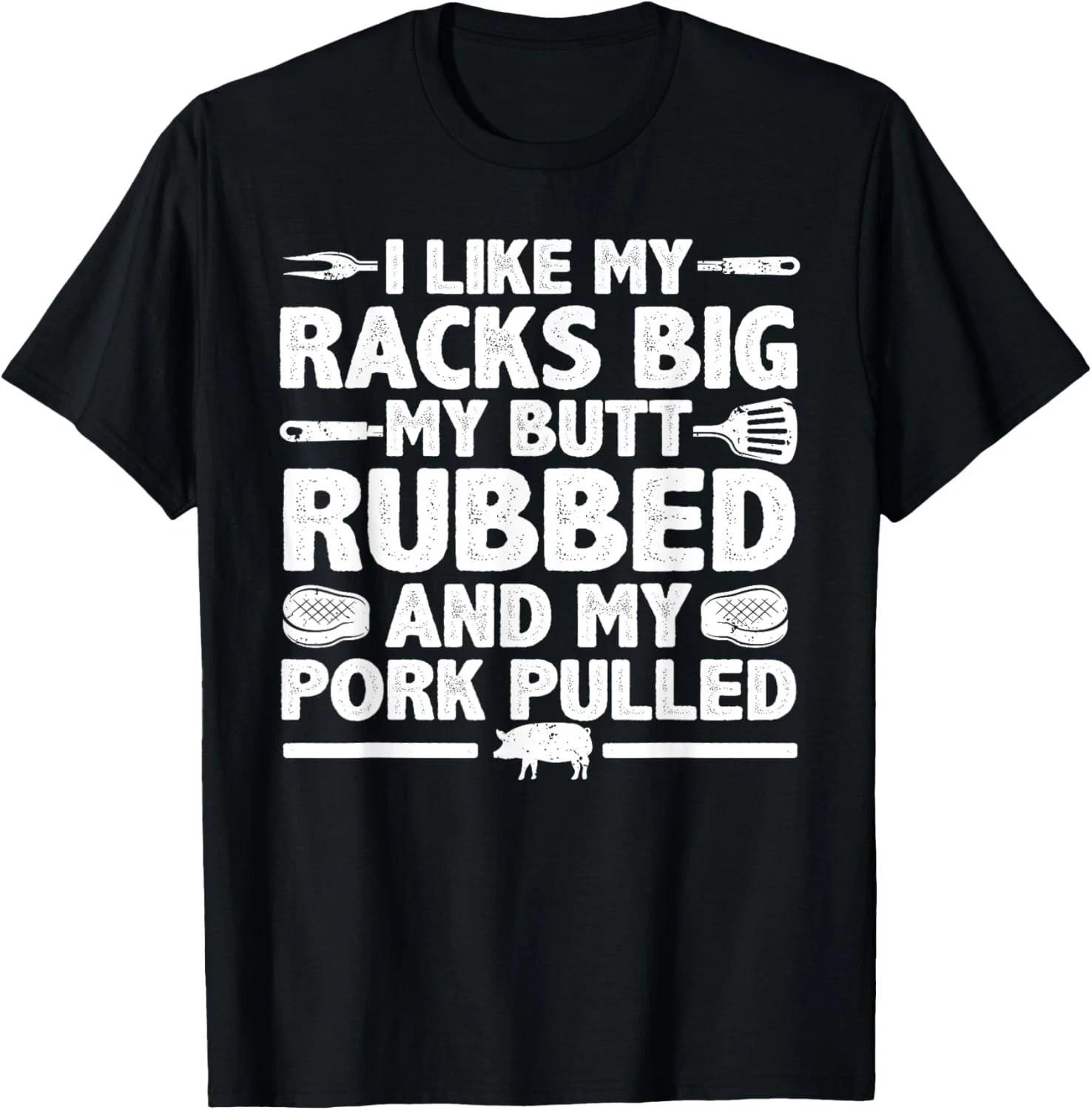Cool Grilling For Men Women Pork Rub Smoking BBQ Meat Smoker T-Shirt S
