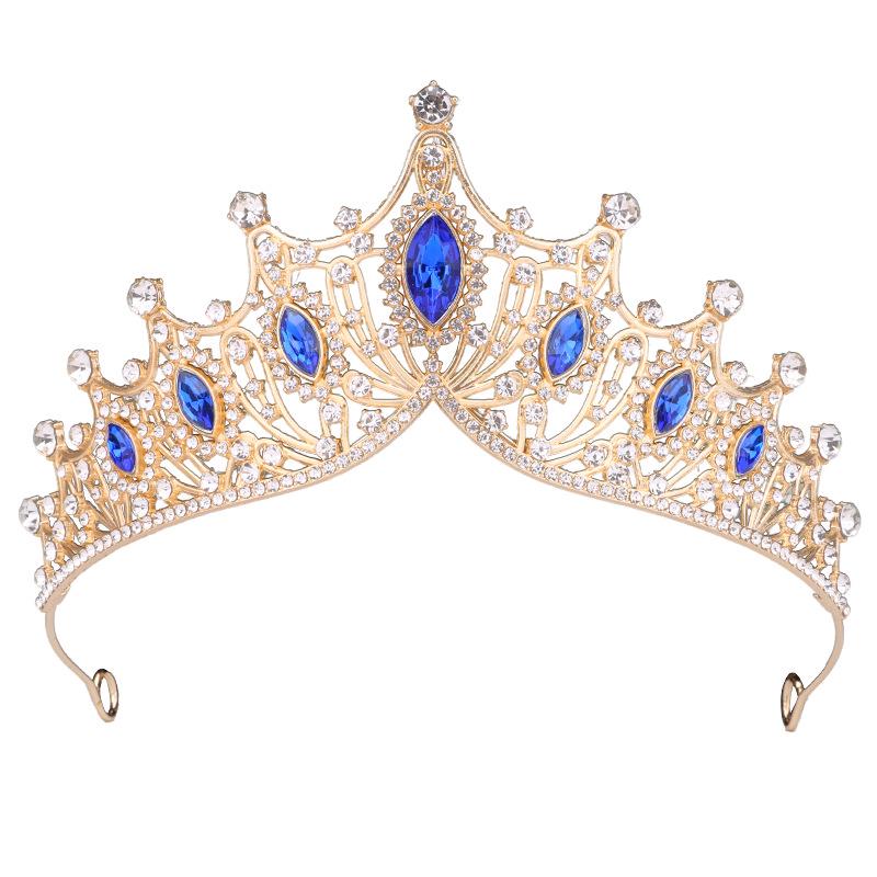 

Детская корона принцессы со стразами, ободок для волос для дней рождения и выступлений