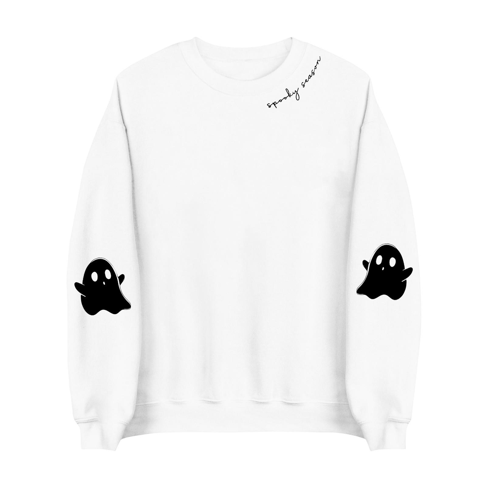 

Женские топы с длинным рукавом, футболки с круглым вырезом, осенняя мода, повседневные деловые туники-блузки S белый