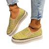 Student Casual Board Shoe Muffin One Pedal Four Seasons Rhinestone Muffin Thick-soled Loafer Breathable Flat-soled Single Shoes Women