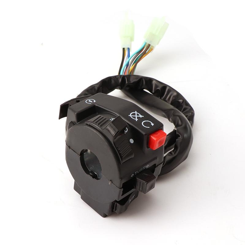 Motorcycle Handlebar Switch Assembly Multi-function Left Turn Signal Horn Start Choke Starter Switch For 7/8" 22mm ATV/Quad