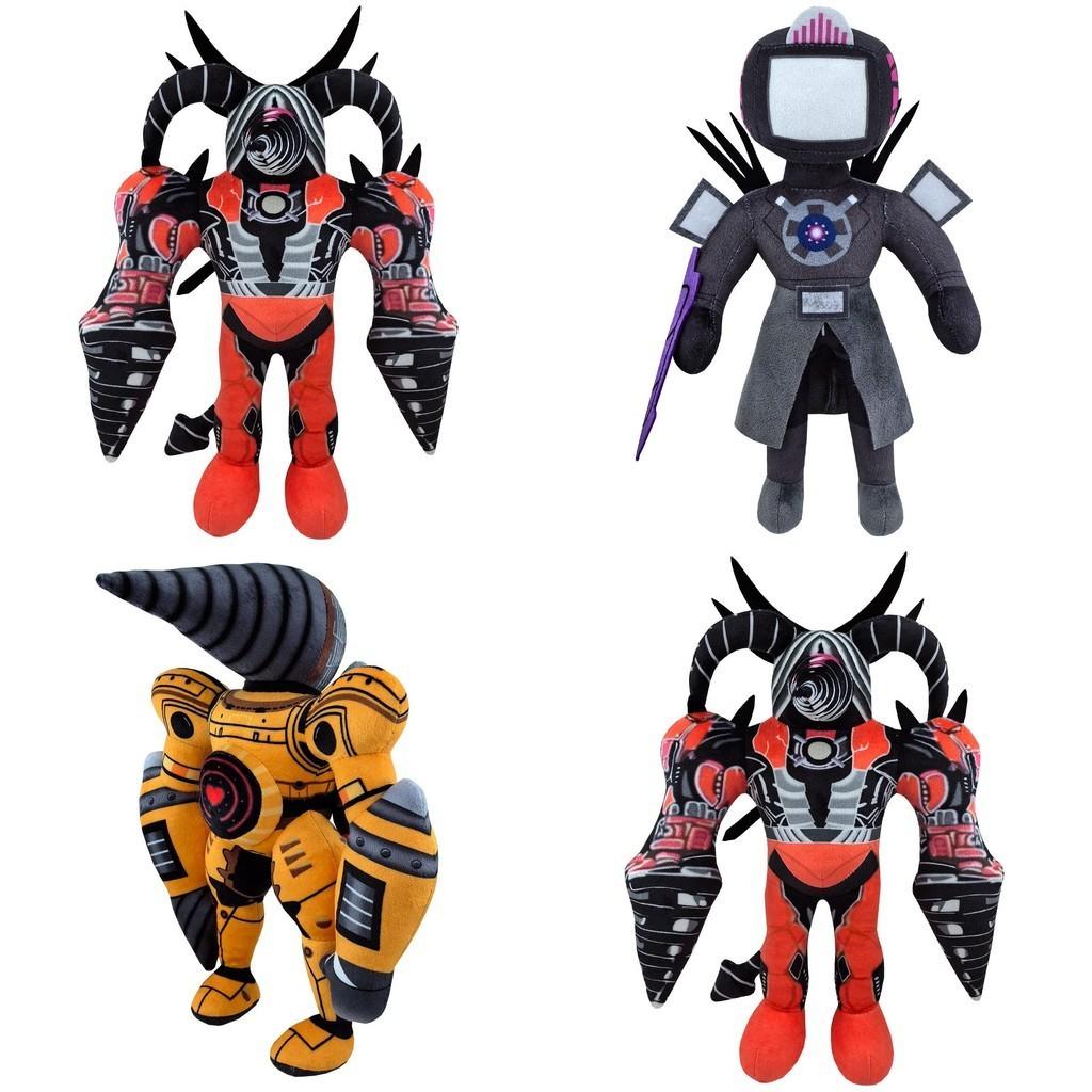 Skibidi Toilet Plush Soft Stuffed Toy For Kids And Adults Red Bull Demon Design