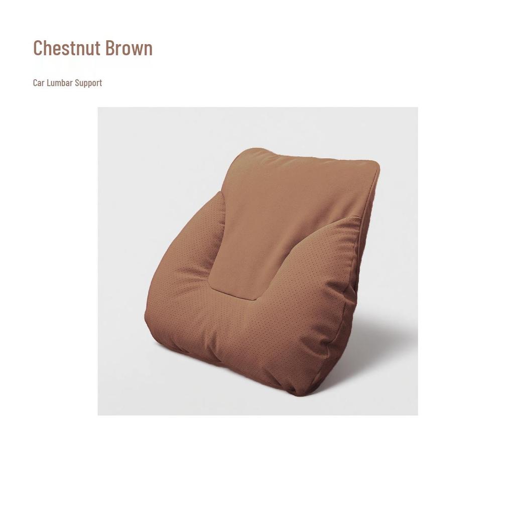 Cute S-Class Car Headrest and Lumbar Support Pillow for Comfort