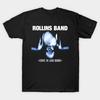 T-shirt da uomo con stampa taglia asiatica Rollins Band Retro Stampa a trasferimento termico senza taglio T-shirt in cotone