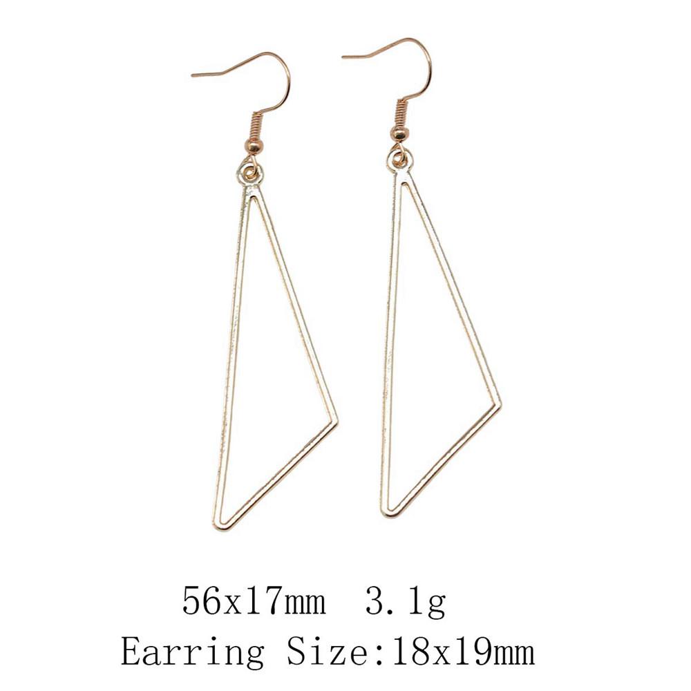 New Year's Day Earrings Women Geometric Water Drop Circle Drop & Dangle Earring Home Garden Party Earrings