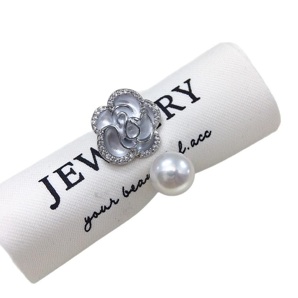 Zhuji Adjustable Camellia Pearl Ring - Natural Freshwater Pearl Jewelry