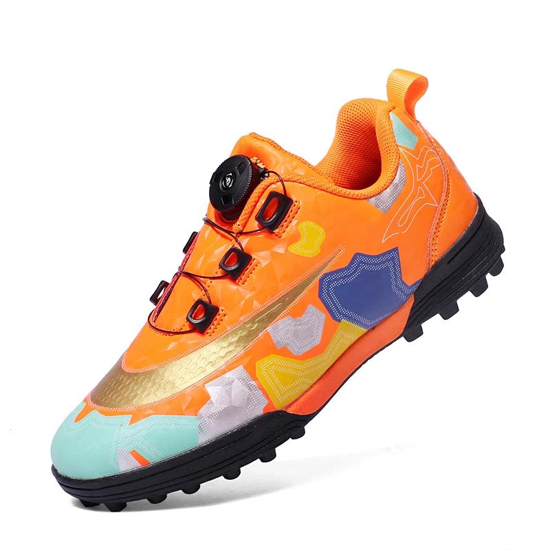 Kid's Football Shoes Professional Teenager's Durable Indoor Comfortable Training Shoes Adults Non Slip Soccer Field Cleats