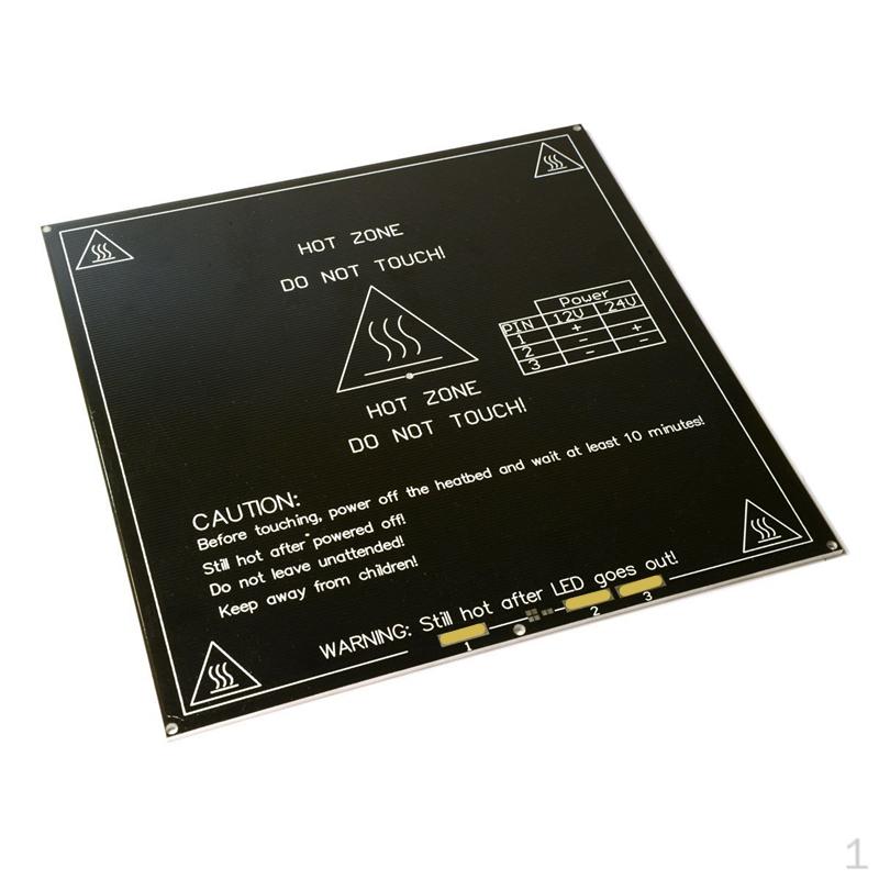 

алюминиевая кровать 12 с подогревом печатной платы 3 мм/24 В для 3D-принтера