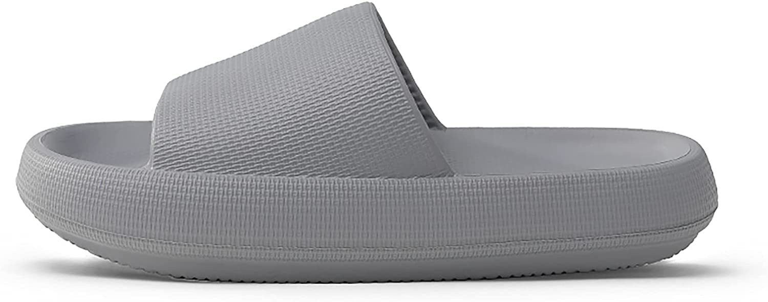 

utune XT647 Платформа Комнатные тапочки всех размеров, Для дома, Для балкона, Для туалета, Унисекс, Моющиеся, Обувь, Сандалии, Сезон, Здоровые, Стильные, Симпатичные, серый