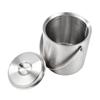 Double Walled Ice Bucket with Cover With Lid Insulated Ice Bucket Double Walled Ice Bucket  Bar