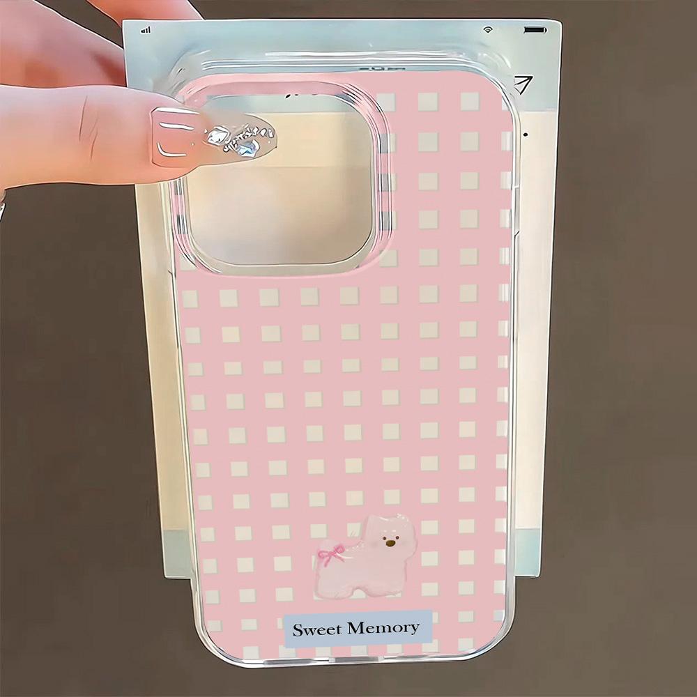 Painted Phone Case for iPhone 12 13 15 16 iPhone 16 12 13 14 15 Pro  14 15 16 Pro Max Coverage Shockproof Anti-Fingerprint Fresh Style Protective Case