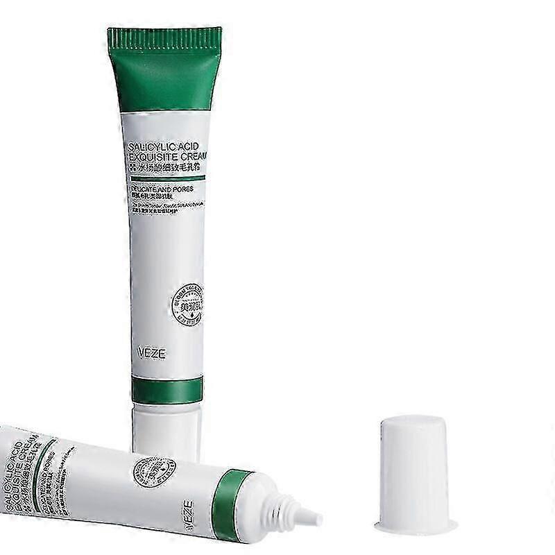 20ml Salicylic Acid Pores Refining Cream Shrink Pore Improve Acnes Blackheads Whitening Cream Anti-aging Oil Control Skin Care