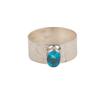 Swiss Blue Topaz Gemstone 925 Sterling Silver Jewelry Handmade Ring Gift For Mom RR-3-6