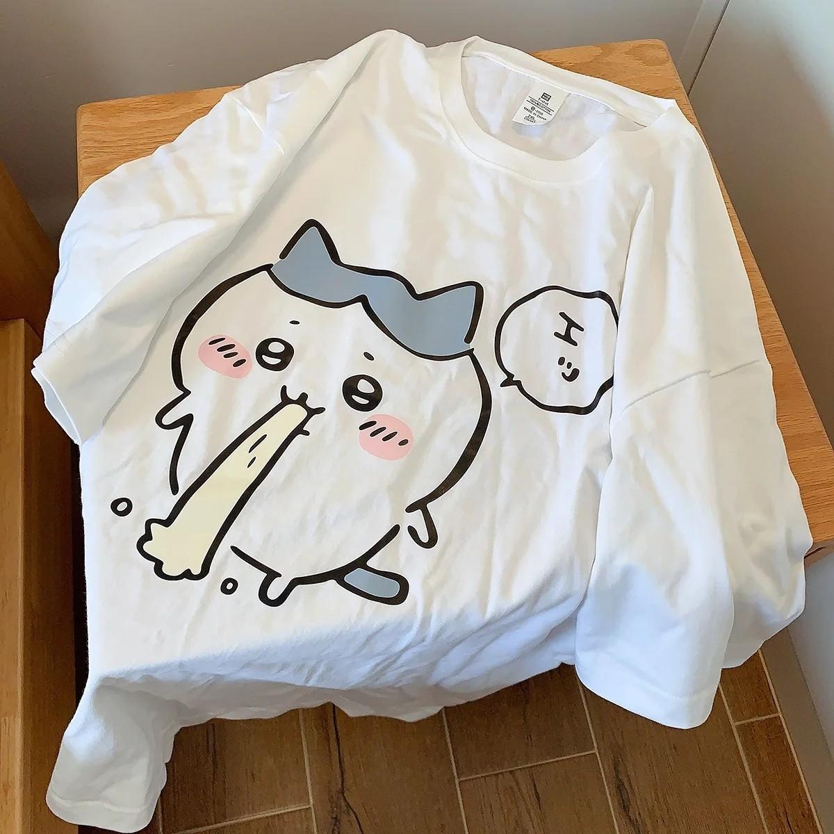 Hachiware funny Japanese Cartoon Retro Unisex T-shirt S-5XL S