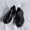 Brock Leather Shoes Retro Casual Small Leather Shoes Business Platform Trend 20351-R