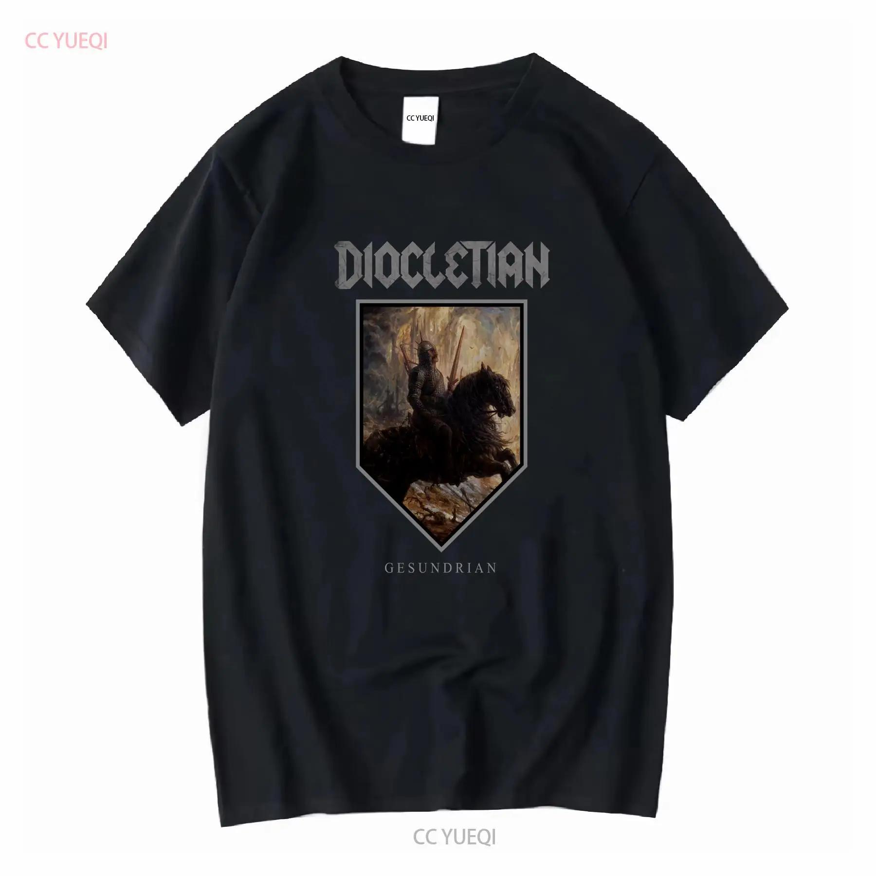 Diocletian Gesundrian Cover Black T Shirt NEW OFFICIAL vintage Washed Unisex Soft homme Versatile Casual Stylish streetwear S разноцветный