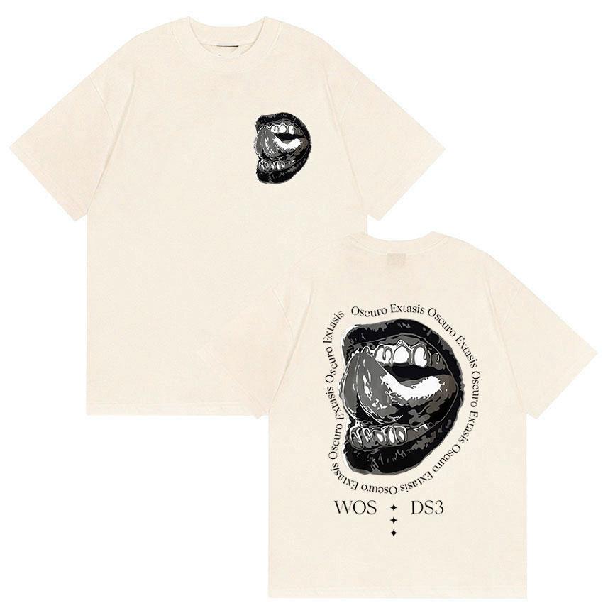 Rapper Wos Ds3 2025 Merch Graphic T-shirt Men Women Pop Music Fashion Short Sleeve T-shirts Hip Hop High Quality Cotton T Shirt