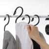 5Pcs Multifunctional Hoodie Hangers S Shaped Portable Home Clothes Hanger Plastic Space Saving Handbag Organizer