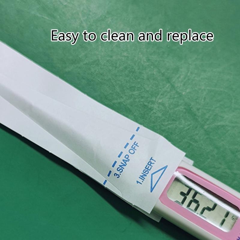 100pcs Disposable Mouth Thermometers Sleeves Temperature Probes Sheaths Thermometers Cover Excellent for Temperature Probes
