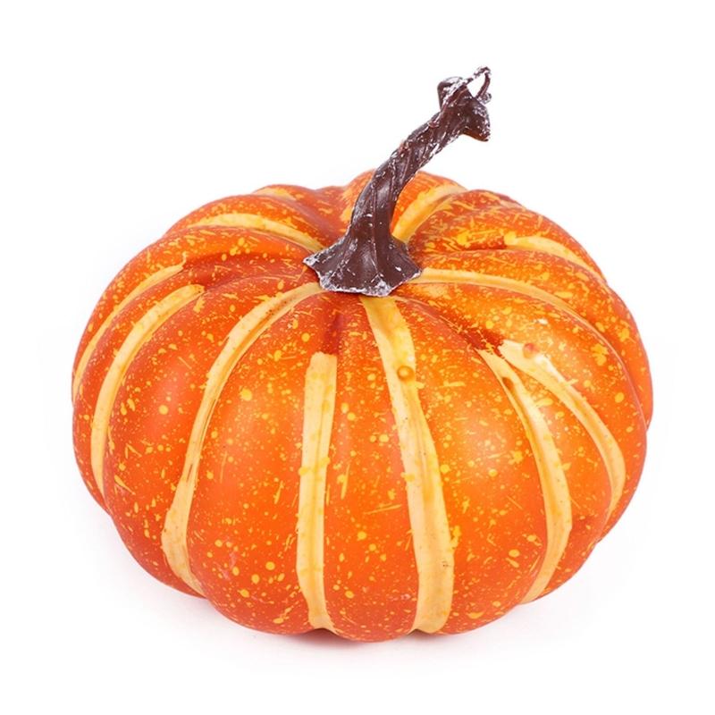 Halloween Pompoen Ornamenten Delicaat Geel/Wit Halloween Decoraties Figuren Kantoor Thanksgiving Feest Decoraties