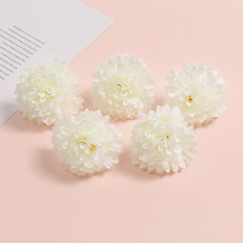 5 Stück Weiße Serie Künstliche Rosen Kombination Raum Tischdekoration Outdoor Party Hochzeitsdekoration DIY Kranzzubehör