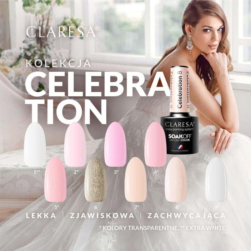 Claresa lakier hybrydowy celebration 2 - 5g