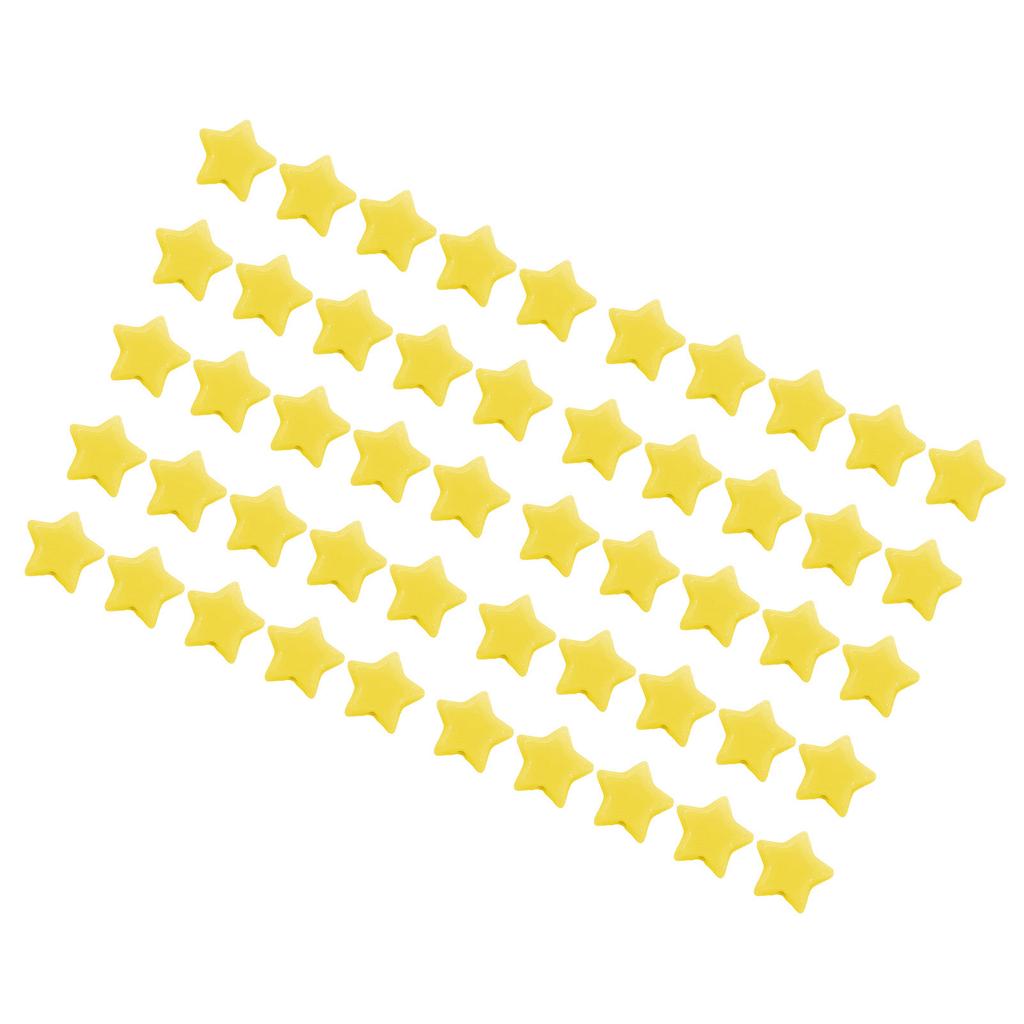 50PCS Star Beads Cute Acrylic Star Loose Beads for DIY Craft Jewelry Making Bracelet Necklace