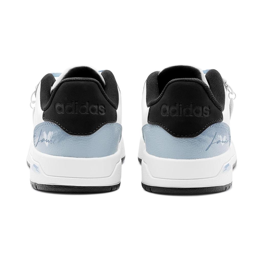 Adidas ENTRAP Couple's, Romantic Treats, Ice Blue Love Words, Heart, Refreshing, Creative Fashion Low top JQ3923(TeamS2-S-BOX)