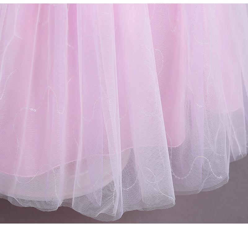 Mädchen Prinzessin Tüll Abendkleid – Blumenmädchenkleid für Auftritte und Veranstaltungen