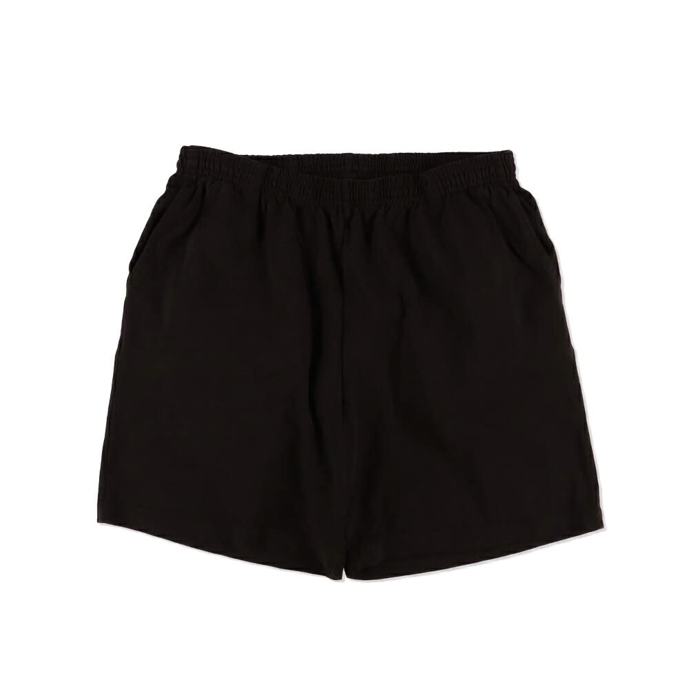 

LOS ANGELES APPAREL 1241GD Heavy Jersey Mid Short Pants, Unisex, Size L-USA, Black [Parallel Import]