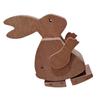 Handgefertigte Lauffiguren aus Holz Tierfiguren Lernspielzeug Hase Elefant Schildkröte Statuen Lustige Mechanische Kinetische Laufende Skulpturen für Mädchen Jungen