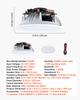 VEVOR Bluetooth Ceiling Speakers, 203.2mm, In Ceiling & In-Wall Speaker System with Amplifier, 2-Way Flush Mount Speakers