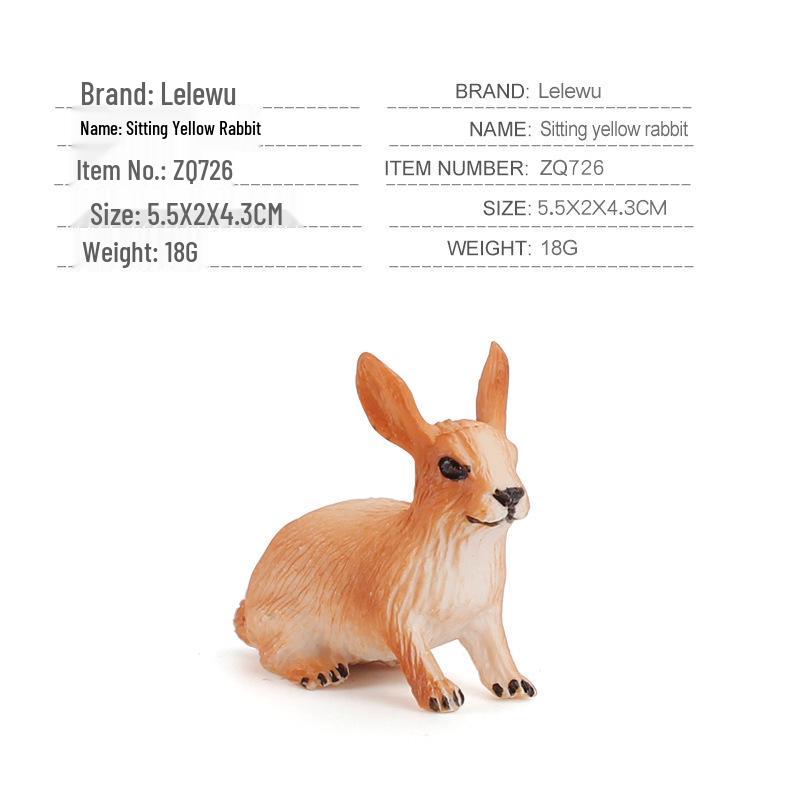 Simulated Christmas Reindeer and White-Tailed Deer Ornament Set