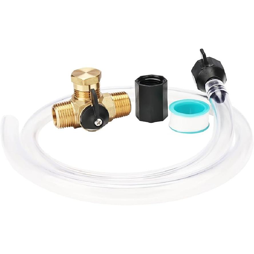 RVGURD RV Pump Converter Winterizing Kit, Water System Antifreeze Pump Converter, For Boat/RV Water Pump To Fill Pipes With Antifreeze