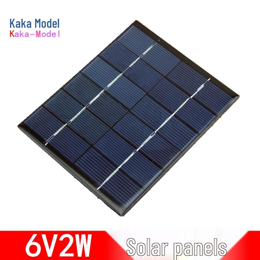 2W 6V Polycrystalline Silicon Solar Charger Power Bank 136*110