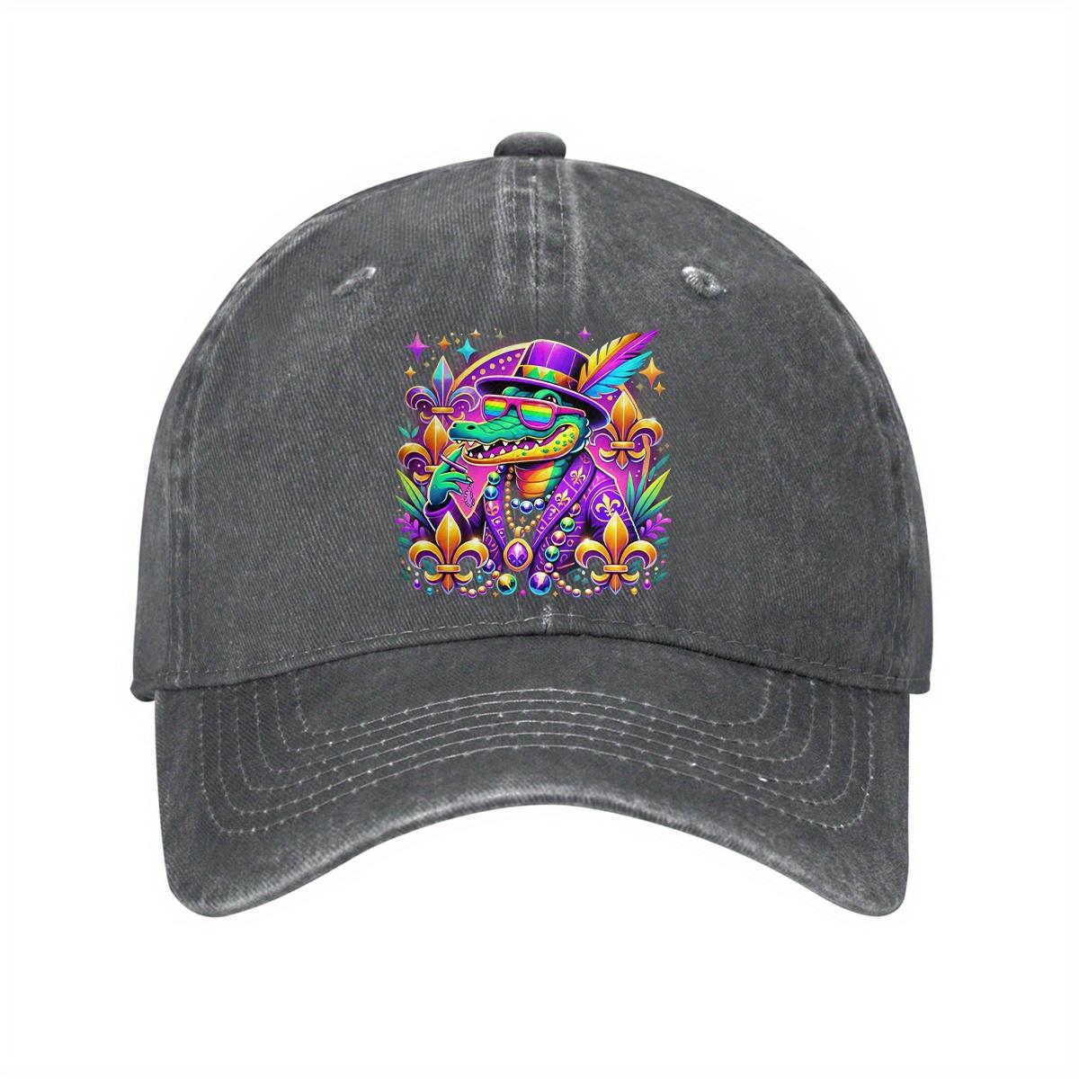 Mardi Gras  Baseball Cap Adjustable Cotton Dad Hat for Men Women Casual Outdoor Activities One Size