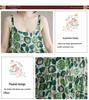 2025 Summer Sleeveless Cotton Linen Patchwork Maxi Dress