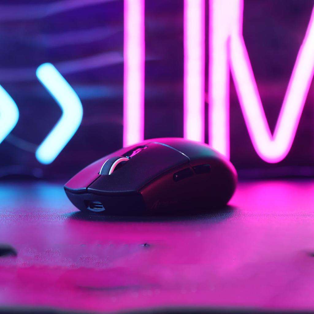 MAMBASNAKE x ATTACK SHARK G3 Gaming Broadcom Chip Up to 22000 1000Hz RGB Ideal for and Technical Standards Approved Japanese Retailer Mouse,